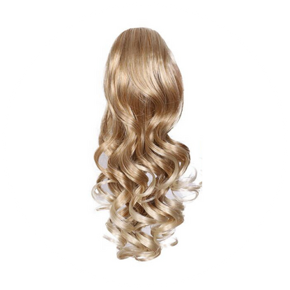 Gessica - Coda di Cavallo con Pinza di alta qualità - Capelli ondulati 45 cm - 126 gr