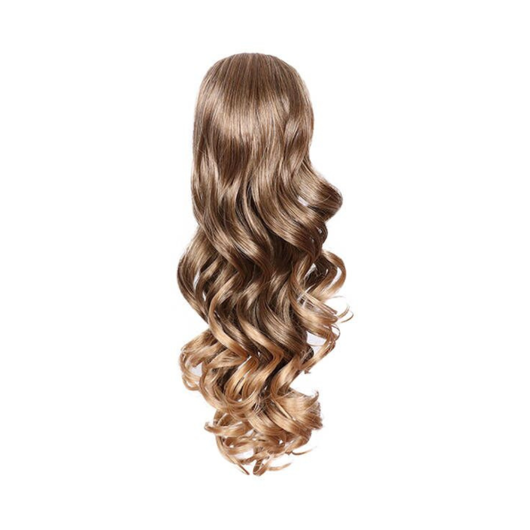 Gessica - Coda di Cavallo con Pinza di alta qualità - Capelli ondulati 45 cm - 126 gr